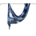 Modal rayon blue tie dye print shawl women fashion long scarf elegant wrap for ladies - 170*70cm / 41