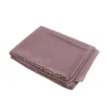 Women solid color chiffon hijab scarf with elegant gold chain trim, lightweight stylish. - Lotus Pink / 175*70cm