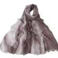 Dames katoenen sjaal tie dye lange omslagdoek gekreukt zacht design elegant accessoire - 190*80cm / Nr. 09