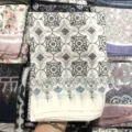 Cross-border Voile Square Scarf Fashion Printed Sunscreen Hijab Shawl for Daily Wear - 44