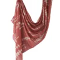 Close-up detail showing the abstract tie-dye pattern and soft fabric texture nicely. - 97
