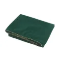 Chiffon hijab with gold chain edge, solid green headscarf for women, elegant spring fashion. - Dark Green / 175*70cm