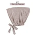 Gorro interior hijab de modal en taupe, gorro elástico y liso cómodo para uso diario en mujeres. - Pardo
