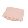 Light pink chiffon hijab scarf with delicate gold chain edge, elegant solid color head cover. - Light Pink / 175*70cm