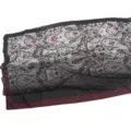 Fashionable paisley printed chiffon scarf, lightweight, breathable and elegant for spring. - 43