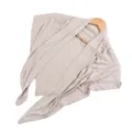 Solid color modal triangular scarf, soft breathable headscarf, lightweight shawl for women. - Light Coffee