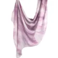 Purple tie-dye long scarf satin polyester smooth hijab stylish accessory for women daily wear - 15
