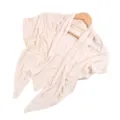 Sciarpa Triangolare Morbida in Modal Unito Traspirante Donna Avorio Colore Variante - Beige