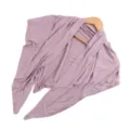 Sciarpa triangolare in modal tinta unita hijab morbido traspirante leggero per donna - Malva