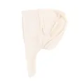 Women breathable mesh inner hijab cap mercerized cotton solid color turban hat casual - One Size / Beige