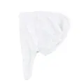 Women White Mesh Turban Cap Silk Cotton Breathable Headscarf Hollow Out Pullover Cap - One Size / White