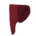 Wine Red Women Muslim Hijab Bonnet Mesh Turban Cap Breathable Mercerized Cotton Cap - One Size / Burgundy