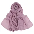 Solid color modal breathable thin hijab scarf shawl for women lightweight casual daily wear - Pale Purple