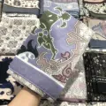 110x110cm square headscarf, printed modal voile fabric, stylish Muslim hijab and shawl. - 29