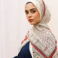 Ethnic printed chiffon scarf, lightweight beach shawl and stylish headscarf for women. - Size 19