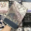 Cross-border voile 110 square scarf fashion printed sun protection hijab shawl for women - 35