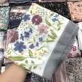 Floral Voile Square Scarf Fashion Printed Sunscreen Muslim Hijab Shawl Daily Wear - 71