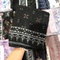 Floral printed square scarf, lightweight sun protection hijab and stylish fashion Muslim headwear. - 04