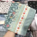 Floral print cotton voile square scarf fashion Muslim hijab women summer sun protection shawl - 81