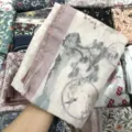 Cross-border Bali yarn square scarf, stylish printed sunscreen hijab and shawl for women. - 64