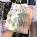 Floral print square scarf lightweight breathable fashion head wrap for women daily wear - 18