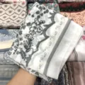 Floral print balisand square hijab scarf lightweight breathable Muslim headwear shawl - 78