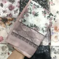 Floral printed square scarf, lightweight voile hijab and sun protection shawl for women. - 54