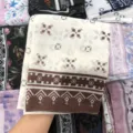 110x110cm square scarf printed viscose voile hijab muslim headscarf shawl wrap variant - 02
