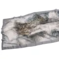 Chic abstract printed chiffon scarf, elegant shawl for spring summer. Stylish and soft. - 62