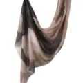 Women abstract watercolor print modal cotton scarf stylish casual long shawl wrap for girls - 109