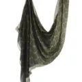 Elegant gradient geometric print scarf, soft breathable draped shawl for women daily fashion. - 155