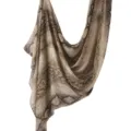 Snake print fashion satin scarf for women, soft breathable lightweight long neck wrap shawl. - 152