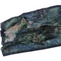 Abstract printed chiffon scarf, lightweight spring summer bohemian shawl for women. - 76