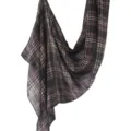 Stylish plaid printed soft breathable scarf, elegant design for women daily wear accessory. - 80*180cm / 157