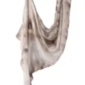 Fashion abstract print scarf variant, soft lightweight satin fabric draped neckerchief style. - 80*180cm / 173