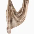 Watercolor Print Modal Cotton Scarf Beige Draped Shawl Women Fashion Headwear Accessory - 81 / 80*180cm