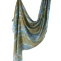 Watercolor print modal cotton shawl stylish women's scarf soft lightweight ethnic wrap. - 80*180cm / 99