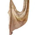 Elegant watercolor modal cotton shawl, soft draped ethnic print women scarf for daily wear. - 80*180cm / 111