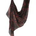Women Modal Cotton Scarf Abstract Leopard Print Lightweight Fashion Shawl Daily Wear - 171