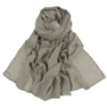 Solid color modal breathable lightweight scarf hijab for women daily wear fashion accessory. - Grayish Khaki