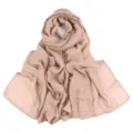 Solid color modal breathable scarf lightweight variant pink headscarf versatile shawl wrap - Pink