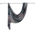 Modal cotton marble print scarf elegant abstract shawl lightweight fashion headwear accessory - 170*70cm / 16