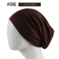 Chocolate Slouchy Beanie Hat Modal Soft Breathable Women Cap Casual Daily Headwear Variant - 23*25.5cm / Chocolate