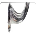 Modal cotton marble digital print scarf elegant shawl for women lightweight accessory - 170*70cm / 21