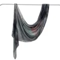 Modal cotton marble digital print scarf for women, elegant long draped shawl headscarf. - 170*70cm / 23