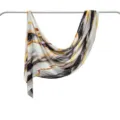 Modal cotton marble digital print scarf, elegant abstract design, versatile fashion accessory. - 170*70cm / 44