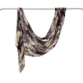 Modal cotton marble digital print scarf elegant women shawl ethnic headscarf wrap - 170*70cm / 62