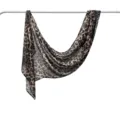 Modal cotton leopard print scarf, stylish women shawl, soft lightweight neck wrap - 170*70cm / 59
