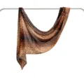 Brown fawn print modal cotton scarf for women elegant shawl head wrap stylish accessory - 170*70cm / 53