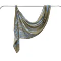 Modal cotton marble print scarf, soft breathable casual daily wear fashion long shawl. - 170*70cm / 56
